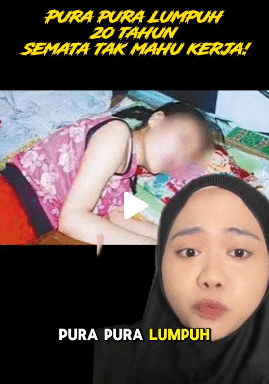 Wanita Berpura-pura Lumpuh Selama 20 Tahun Semata-Mata Tidak Mahu Bekerja